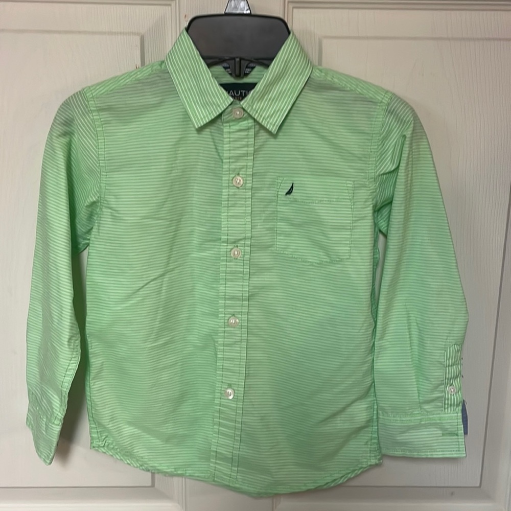 Two boys shirts size 5-6.  One Nautica and one Gymboree.